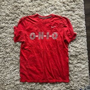 Nike Red Ohio Graphic Tee